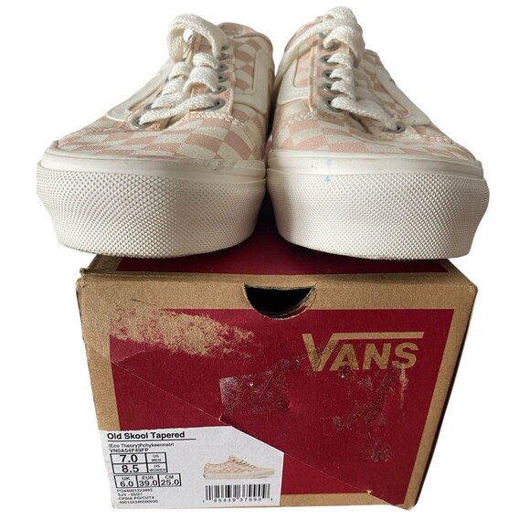 Vans Old Skool Tapered Eco Theory Pink Checkerboard Size 8.5 Women  7 Men w/ Box - Picture 7 of 11